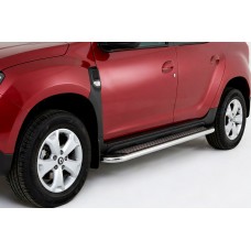 Бокові пороги Maydos V2 (2 шт., алюміній) для Renault Duster 2018-2024 рр
