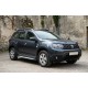 Боковые пороги Allmond Grey (2 шт., алюминий) для Dacia Duster 2018-2024 гг