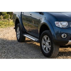 Бокові пороги Line (2 шт., алюміній) для Fiat Fullback 2016- рр