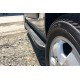 Боковые пороги Bosphorus Grey (2 шт., алюминий) Длинная База для Ford Custom 2013-2022 гг
