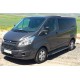 Боковые пороги Bosphorus Grey (2 шт., алюминий) Длинная База для Ford Custom 2013-2022 гг