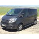 Бокові пороги Bosphorus Grey (2 шт., алюміній) Довга база для Ford Custom 2013-2022 рр