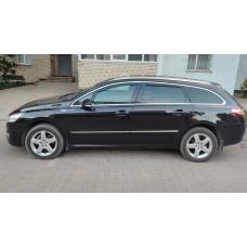 Молдинг дверей (нерж) для Peugeot 508 2010-2018 рр