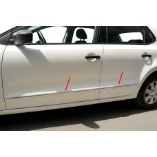 Молдинг дверей HB (нерж) для Volkswagen Polo 2010-2017 рр