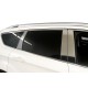 Молдинг дверных стоек (нерж.) для Ford Kuga 2008-2013 гг