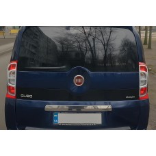 Накладка на стопи прямі (2 шт., нерж.) Дзеркальний хром для Citroen Nemo 2007-2017 рр