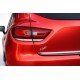 Накладка на задні ліхтарі (2 шт., чорний хром) для Renault Clio IV 2012-2019 рр Накладка на задні ліхтарі (2 шт., чорний хром) для Renault Clio IV 2012-2019 рр