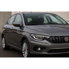 Накладки не дзеркала Чорний хром (2 шт., пласт) для Fiat Tipo 2016- рр