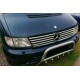 Накладки на решітку (V-class, нерж) 8 частин для Mercedes Vito W638 1996-2003 рр