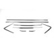 Наружняя окантовка стекол (8 шт, нерж) Carmos - Турецкая сталь для Opel Mokka 2012-2021 гг