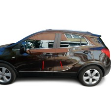 Молдинг дверей Tit-designs (нерж) для Opel Mokka 2012-2021 гг