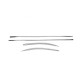 Молдинг дверей Tit-designs (нерж) для Opel Mokka 2012-2021 гг