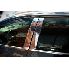 Молдинг дверних стійок (нерж) для Renault Megane IV 2016-2025 рр