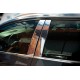 Молдинг дверних стійок (нерж) для Renault Megane IV 2016-2025 рр