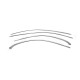 Верхня окантовка вікон (нерж) для Mercedes C-сlass W205 2014-2021рр