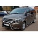 Боковые трубы 2 шт., нержавейка d70, короткая/средняя база (L1/L2) для Mercedes Vito/V-class W447 2014- гг