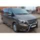 Бічні труби 2 шт., нерж.) d60, Довга база для Mercedes Vito/V-class W447 2014- рр
