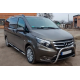 Бічні труби 2 шт., нерж.) d60, Довга база для Mercedes Vito/V-class W447 2014- рр