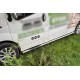 Боковые трубы (2 шт., нержавейка) 60 мм, короткая база для Renault Trafic 2015- гг
