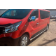 Бічні труби (2 шт., нерж.) 60 мм, довга база для Renault Trafic 2015- рр