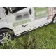 Бічні труби (2 шт., нерж.) 60 мм, довга база для Fiat Talento 2016- рр