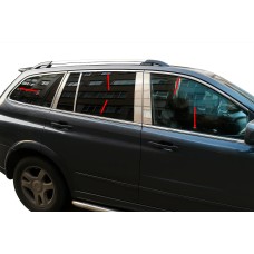 Повна окантовка вікон (нерж) для SsangYong Kyron 2005-2014 рр