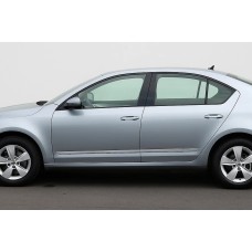 Молдинг дверей (SD/SW, нерж) для Skoda Octavia III A7 2013-2019 гг