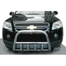 Передня дуга QT006 (нерж.) для Chevrolet Captiva 2006-2019 рр