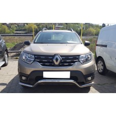 Передній захист ST012 (нерж.) для Renault Duster 2008-2017 рр