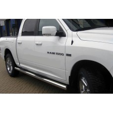Бічні труби стандартні (2 шт., Нерж) для Dodge RAM (DT) 2018- рр