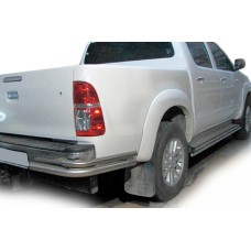 Задні куточки AK003-Подвійний (нерж.) для Toyota Hilux 2006-2015 рр