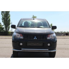Передній захист ST014 (нерж) для Mitsubishi L200 2015-2024 рр