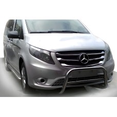Кенгурятник WT005 (нержавейка) для Mercedes Vito/V-class W447 2014- гг