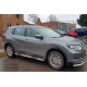 Боковые трубы (2 шт, нержавейка) для Nissan X-trail T32/Rogue 2014-2021 гг