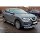 Боковые трубы (2 шт, нержавейка) для Nissan X-trail T32/Rogue 2014-2021 гг