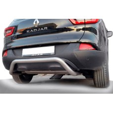 Задняя защита AK007 (нержавейка) для Renault Kadjar 2015-2022 гг