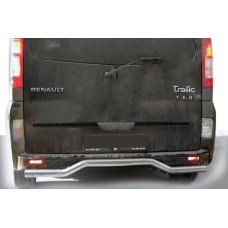 Задній захист AK006 (нерж) для Nissan Primastar 2002-2014 рр