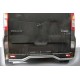 Задняя защита AK006 (нержавейка) для Opel Vivaro 2001–2015 гг
