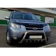 Кенгурятник WT004 (нерж.) для Hyundai Santa Fe 2 2006-2012 гг