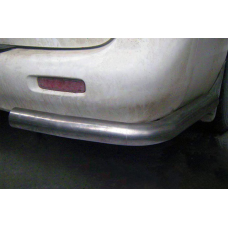 Задні кути AK003 (2 шт., нерж.) для Hyundai H200, H1, Starex 1998-2007 рр