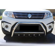 Кенгурятник WT003 (нержавейка) для Suzuki Vitara 2015- гг