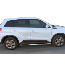 Бічні труби (2 шт., нерж) для Suzuki Vitara 2015- рр