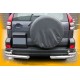 Задние двойные уголки AK003-2 (2 шт., нержавейка) для Toyota Land Cruiser Prado 120 2002-2009 гг