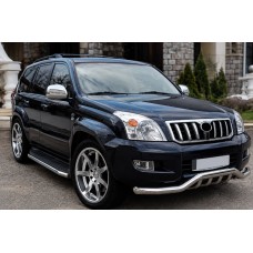 Передня дуга ST011 (нерж.) для Toyota Land Cruiser Prado 120 2002-2009 рр