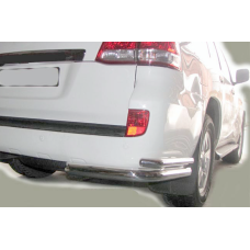 Задні куточки AK003-Double (2 шт., нерж) для Toyota Land Cruiser 200 2007-2021 рр