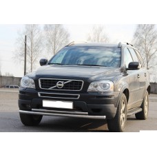 Передняя защита ST014 (нержавейка) для Volvo XC90 2002-2014 гг