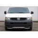 Передній захист хвиля-гриль ST007-1 (нерж) для Volkswagen T5 Transporter 2003-2010 рр