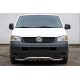 Передній захист хвиля-гриль ST007-1 (нерж) для Volkswagen T5 Multivan 2003-2010 рр