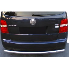 Задняя защита AK002 (1 шт, нержавейка) для Volkswagen Touran 2003-2010 гг