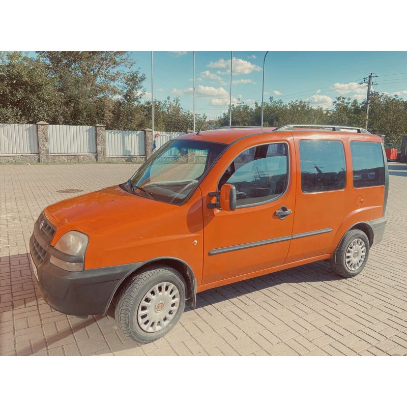 Рейлинги Skyport (черные) для Fiat Doblo I 2001-2005 гг Рейлинги Skyport (черные) для Fiat Doblo I 2001-2005 гг